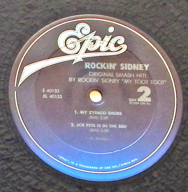 Rockin' Sidney : My Toot Toot (12", MiniAlbum)