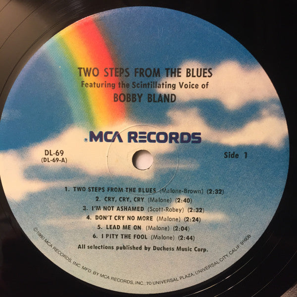 Bobby Bland : Two Steps From The Blues (LP, Album, RE)