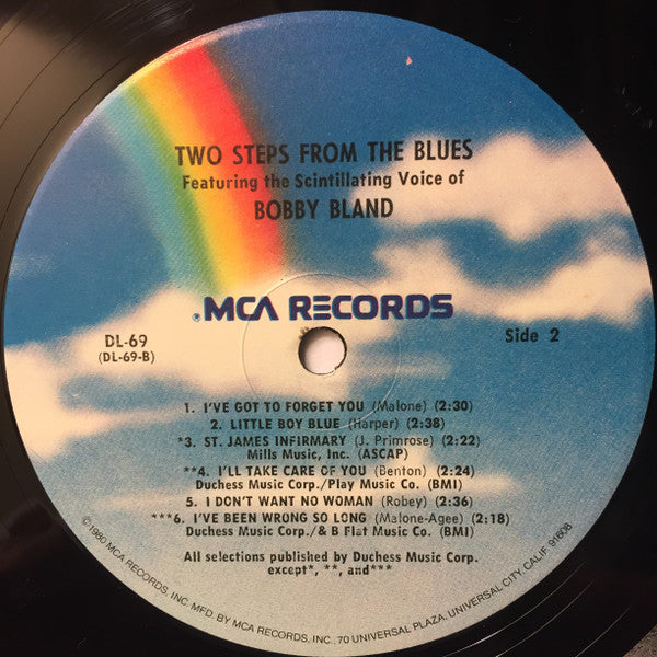 Bobby Bland : Two Steps From The Blues (LP, Album, RE)