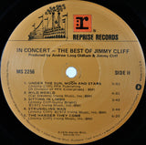 Jimmy Cliff : In Concert - The Best Of Jimmy Cliff (LP, Album, Los)