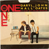 Daryl Hall & John Oates : One On One b/w Art Of Heartbreak (7", Single, Styrene, Ind)