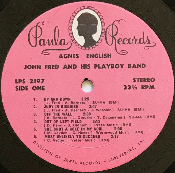 John Fred And His Playboy Band* : Agnes English (LP, Album, Pin)