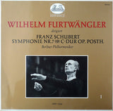 Franz Schubert – Berliner Philharmoniker, Wilhelm Furtwängler : Sinfonie Nr. 7 (9) C-dur Op. Posth. (LP, Mono, RE, RP)