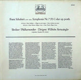 Franz Schubert – Berliner Philharmoniker, Wilhelm Furtwängler : Sinfonie Nr. 7 (9) C-dur Op. Posth. (LP, Mono, RE, RP)