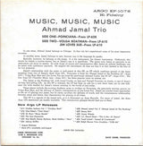 Ahmad Jamal Trio : Music, Music, Music (7", EP)