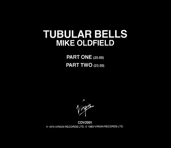 Mike Oldfield : Tubular Bells (CD, Album, RE)
