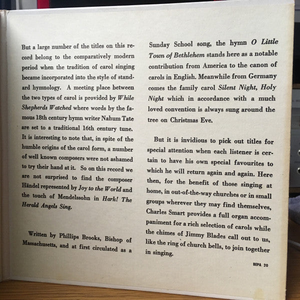 James Blades, Charles Smart : Christmas Chimes (2x7", EP)