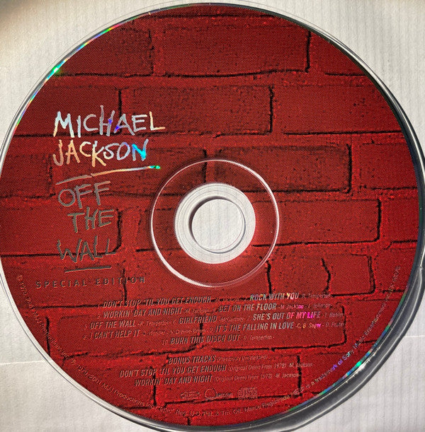Michael Jackson : Off The Wall (CD, Album, Club, RE, RM, Spe)