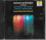 Herbert von Karajan Dirigiert Berliner Philharmoniker : Les Préludes · Ouvertüre »1812« · Capriccio Italien · Finlandia (CD, Comp, RE)