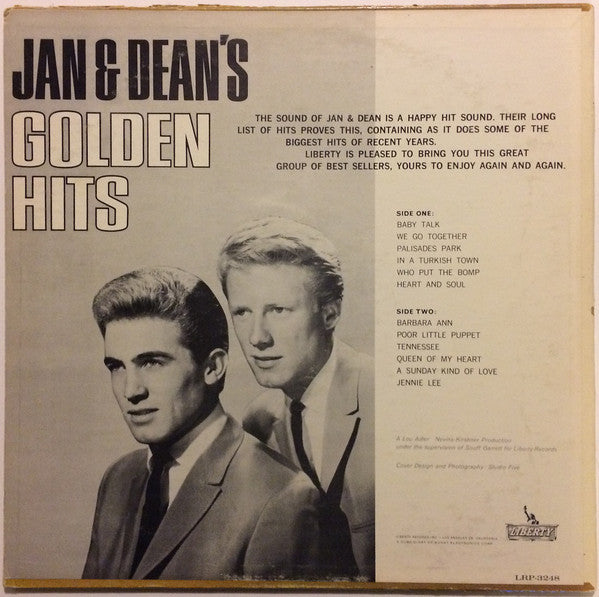 Jan & Dean : Jan & Dean's Golden Hits (LP, Comp)