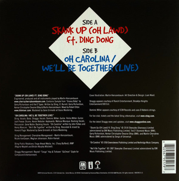 Sting & Shaggy Ft. Ding Dong : Skank Up (Oh Lawd) (7", RSD, Ltd)