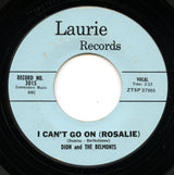 Dion And The Belmonts* : No One Knows / I Can't Go On (Rosalie) (7", Single, Mono, Styrene)