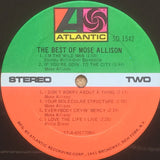Mose Allison : The Best Of Mose Allison (LP, Comp, RP, RI )