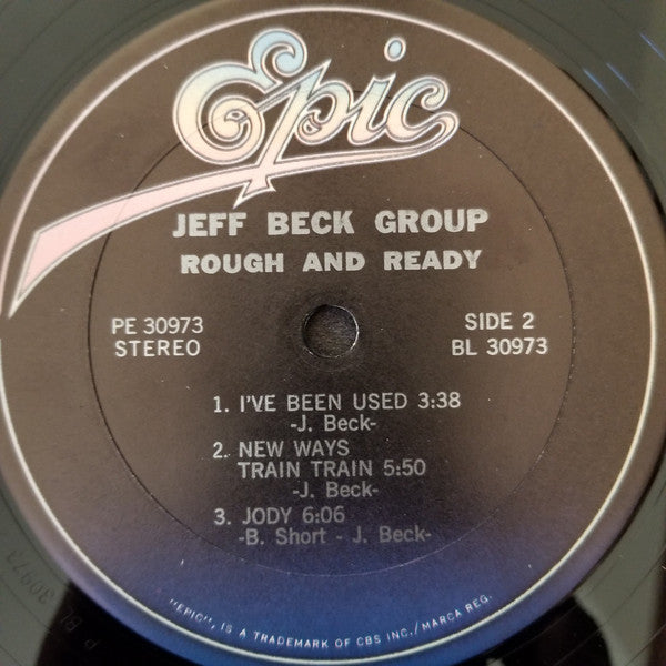 Jeff Beck Group : Rough And Ready (LP, Album, RP)