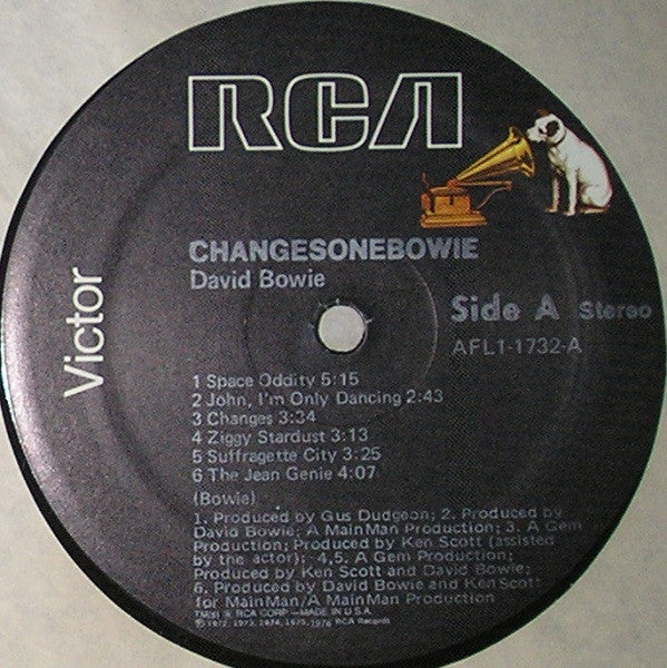 David Bowie : ChangesOneBowie (LP, Comp, RE)
