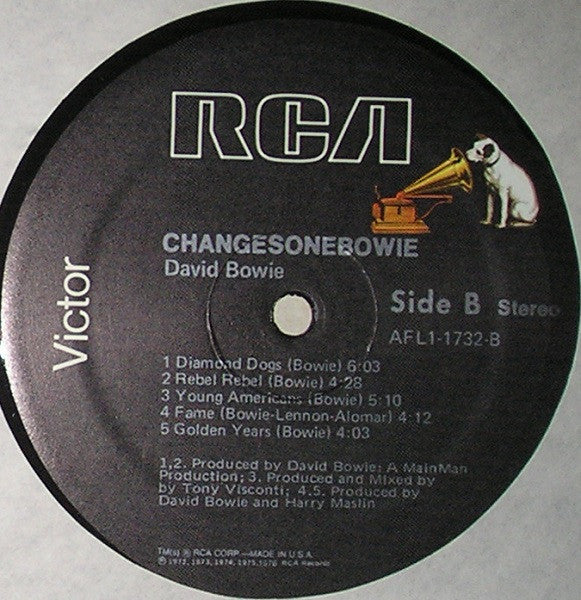 David Bowie : ChangesOneBowie (LP, Comp, RE)