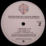 Black Sabbath : Heaven And Hell (LP, Album, All)