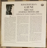 Aram Khatchaturian, Anatole Fistoulari Conducting The London Symphony Orchestra : Gayne: Ballet Suite (LP, Album)