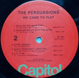 The Persuasions : We Came To Play (LP, Album, RE, Win)