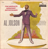 Al Jolson : The World's Greatest Entertainer (LP, Album, Mono)