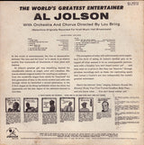 Al Jolson : The World's Greatest Entertainer (LP, Album, Mono)