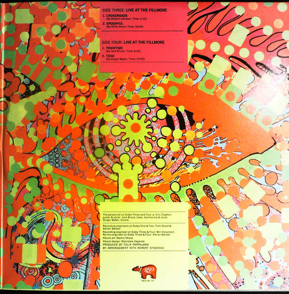 Cream (2) : Wheels Of Fire (2xLP, Album, RE)