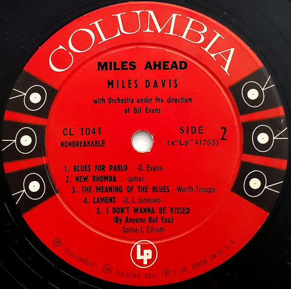 Miles Davis + 19 - Orchestra Under The Direction Of Gil Evans : Miles Ahead (LP, Album, Mono, Sai)