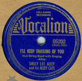 Shelly Lee Alley & His Alley Cats : Hang Your Pretty Things By My Bed / I'll Keep Thinking Of You (Shellac, 10")