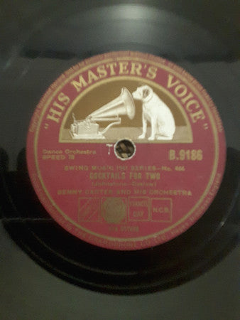 Benny Carter And His Orchestra : Cocktails For Two / Takin' My Time (Shellac, 10")