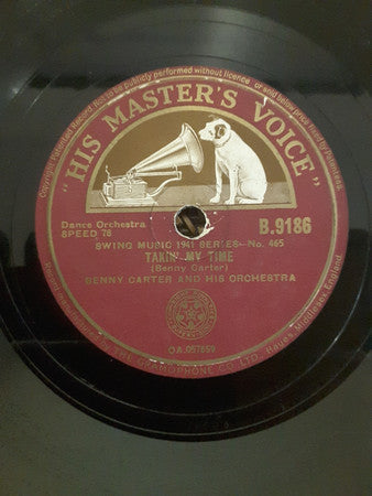 Benny Carter And His Orchestra : Cocktails For Two / Takin' My Time (Shellac, 10")