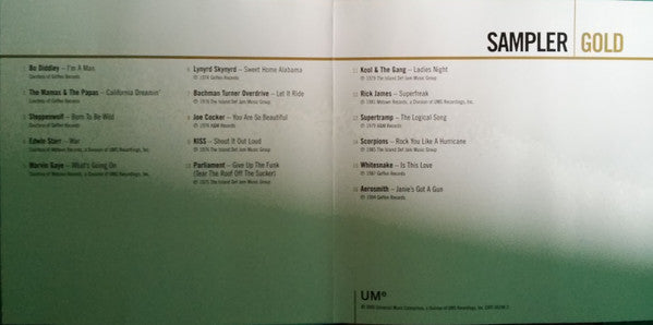 Various : Tower Records Sampler Gold (CD, Comp, Promo)
