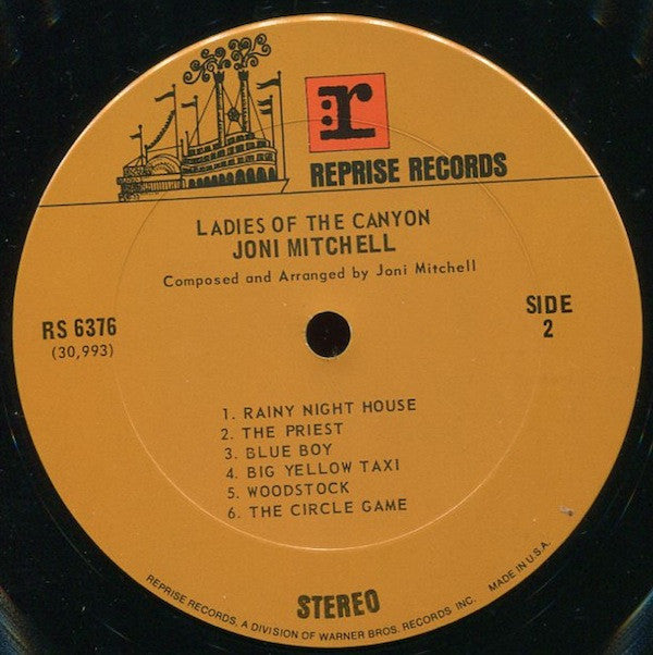 Joni Mitchell : Ladies Of The Canyon (LP, Album, RP, Gat)