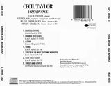 The Cecil Taylor Quartet : Jazz Advance (CD, Album, RE)