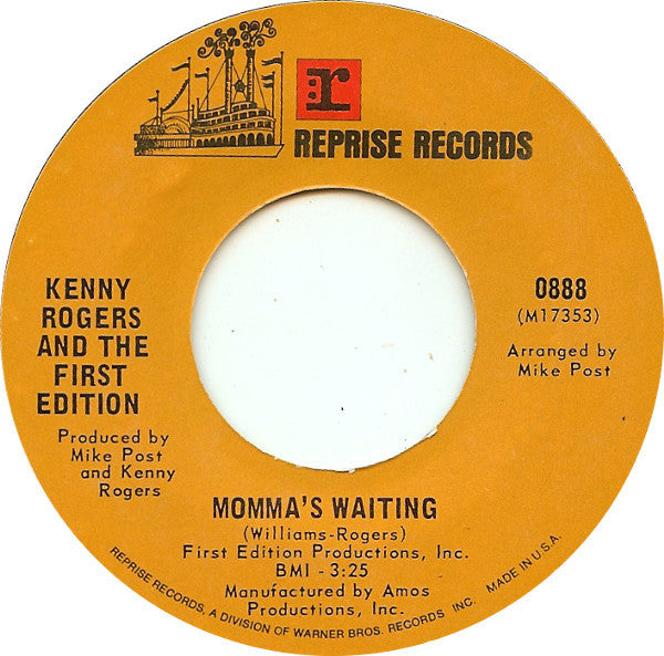 Kenny Rogers & The First Edition : Something's Burning (7", Single, Styrene, Ter)