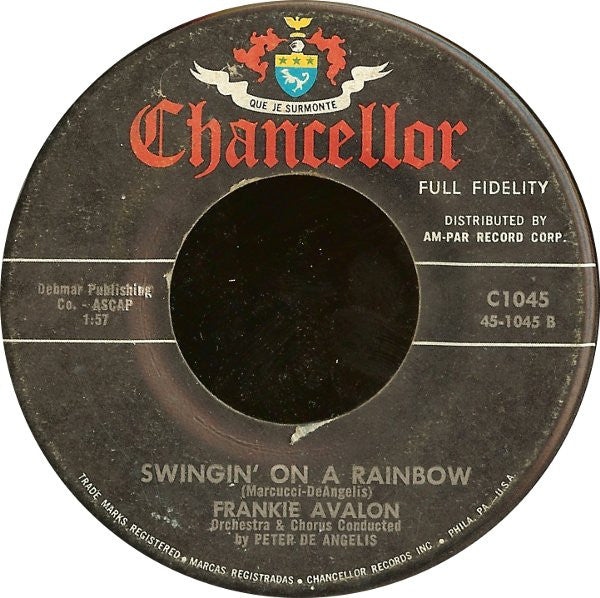 Frankie Avalon : Why / Swingin' On A Rainbow (7", Single)