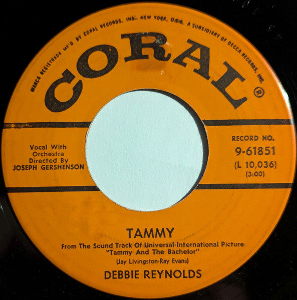 Debbie Reynolds : Tammy (7", Single, Glo)