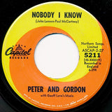 Peter & Gordon : Nobody I Know (7", Single)