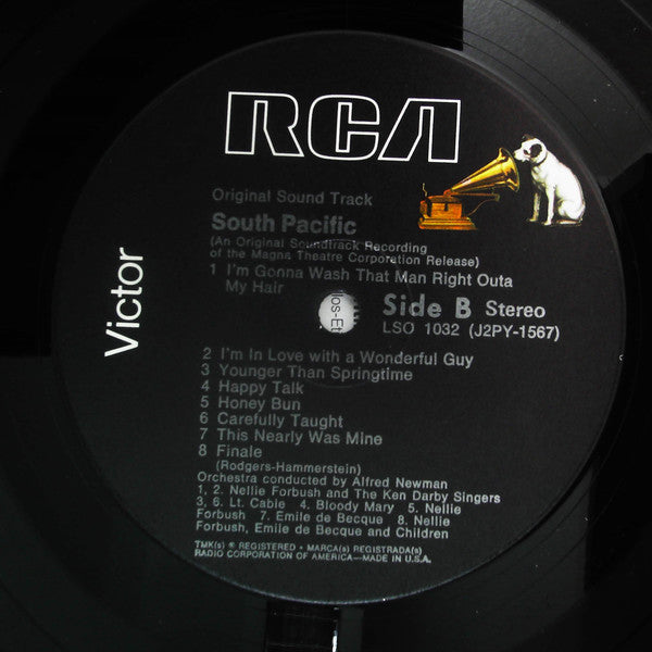 Rodgers & Hammerstein : RCA Victor Presents Rodgers & Hammerstein's South Pacific (An Original Soundtrack Recording) (LP, Album, RE, Ind)