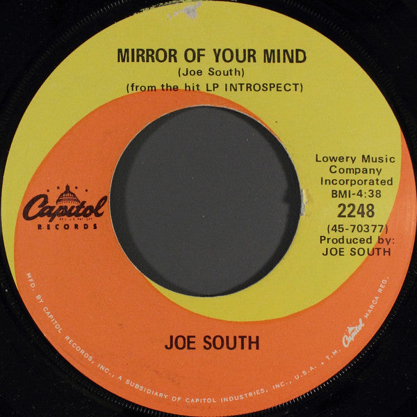 Joe South : Games People Play (7", Single, Scr)