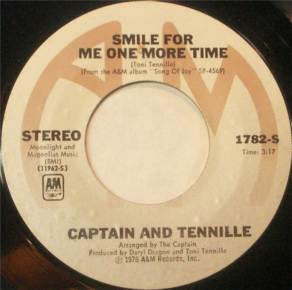 Captain And Tennille : Lonely Night (Angel Face) (7", Single, Styrene, Pit)