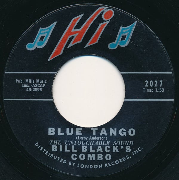 Bill Black's Combo : Blue Tango / Willie (7", Single)