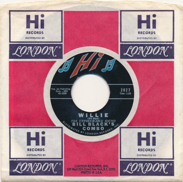 Bill Black's Combo : Blue Tango / Willie (7", Single)