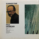 Paul Desmond : Summertime (LP, Album, RP, Mon)