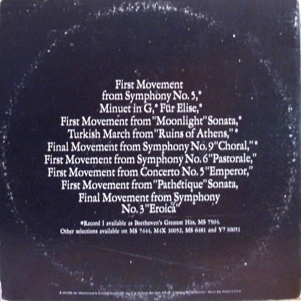 Ludwig Van Beethoven : The Greatest Hits Album (2xLP, Comp)