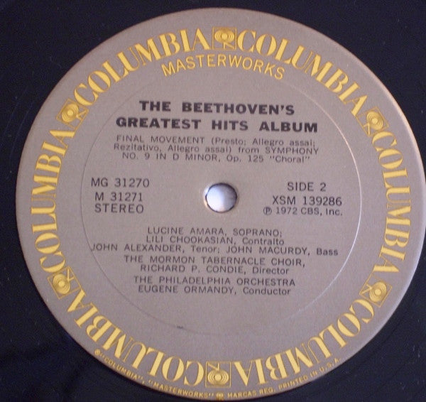 Ludwig Van Beethoven : The Greatest Hits Album (2xLP, Comp)
