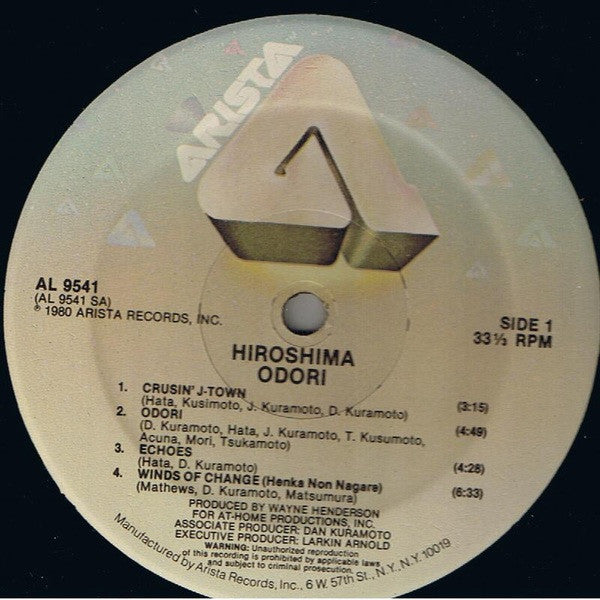 Hiroshima (3) : Odori (LP, Album)