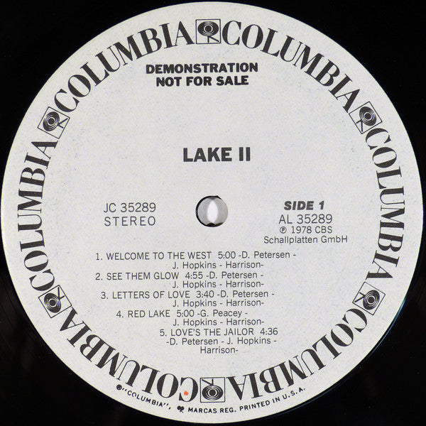 Lake (2) : Lake II (LP, Album, Promo, Ter)