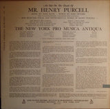 John Blow, John Dryden, Henry Purcell, The New York Pro Musica Antiqua : An Ode On The Death Of Mr. Henry Purcell (LP, Mono)