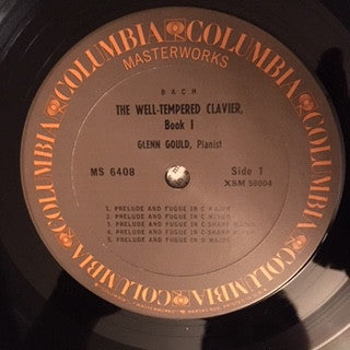 Johann Sebastian Bach / Glenn Gould : The Well-Tempered Clavier, Book I, Preludes And Fugues 1-8 (LP, Album, RE)