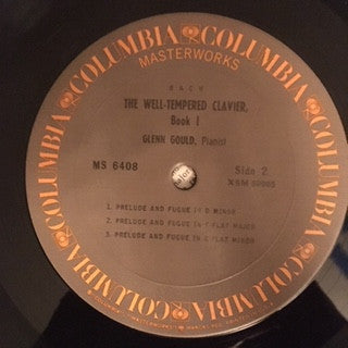 Johann Sebastian Bach / Glenn Gould : The Well-Tempered Clavier, Book I, Preludes And Fugues 1-8 (LP, Album, RE)